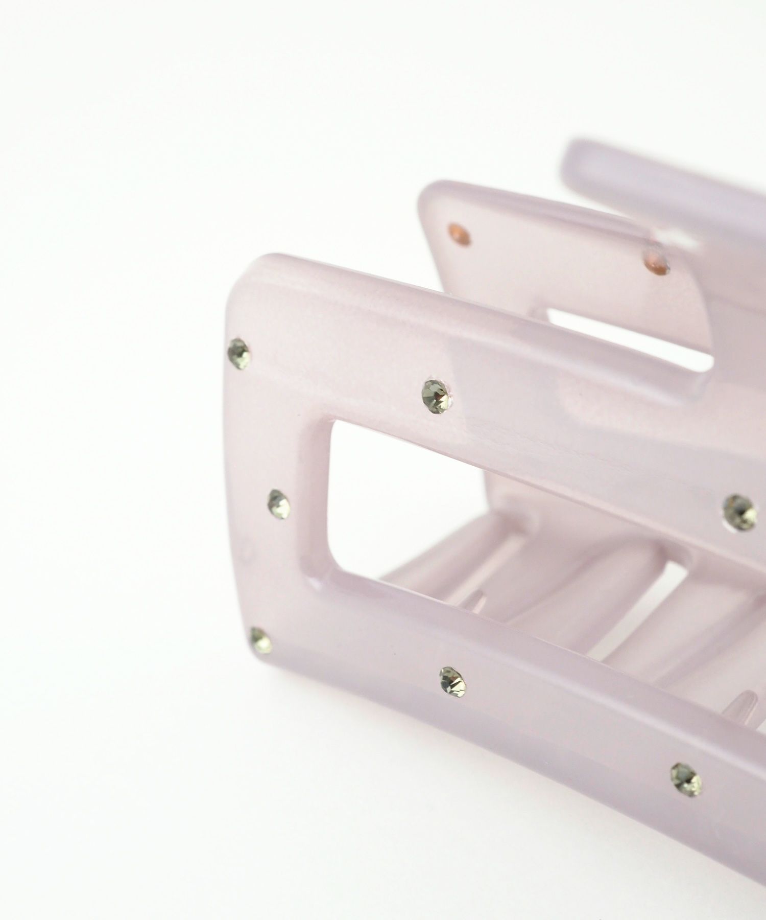 ドットストーンスモーキースクエアバンスクリップ