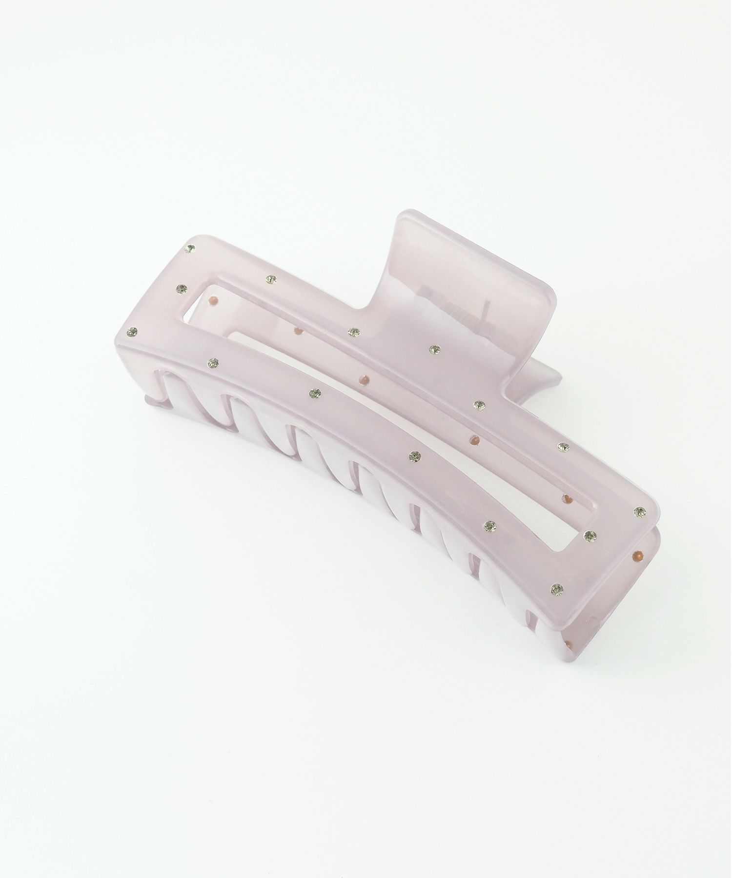 ドットストーンスモーキースクエアバンスクリップ