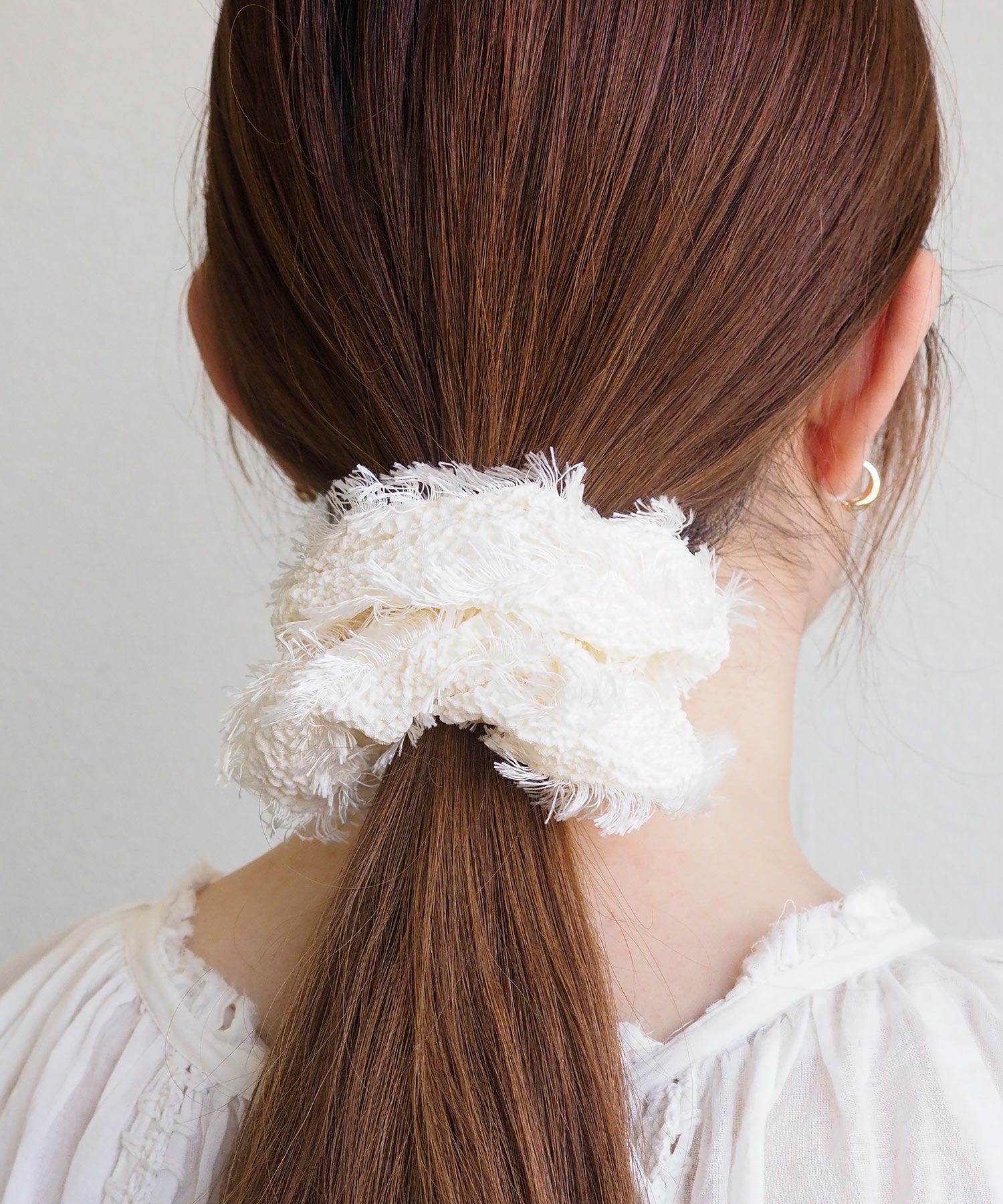 エンボスフリンジシュシュ