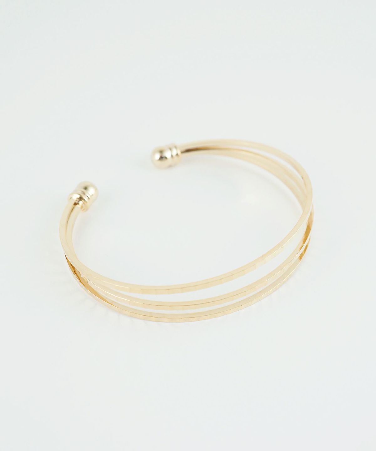 スリムライン3連メタルバングル