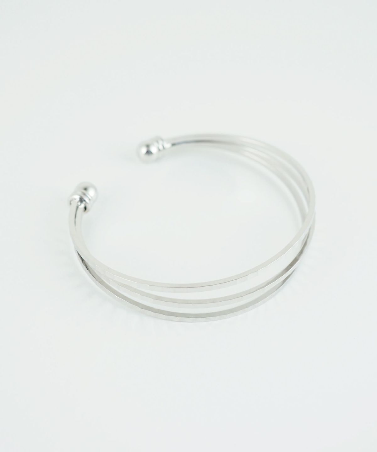 スリムライン3連メタルバングル