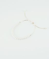 パールスライドチェーンブレスレット