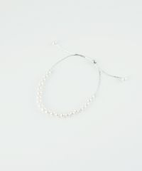 パールスライドチェーンブレスレット