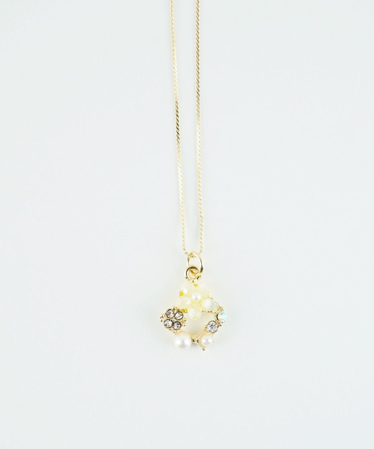 サークルフラワーペンダント