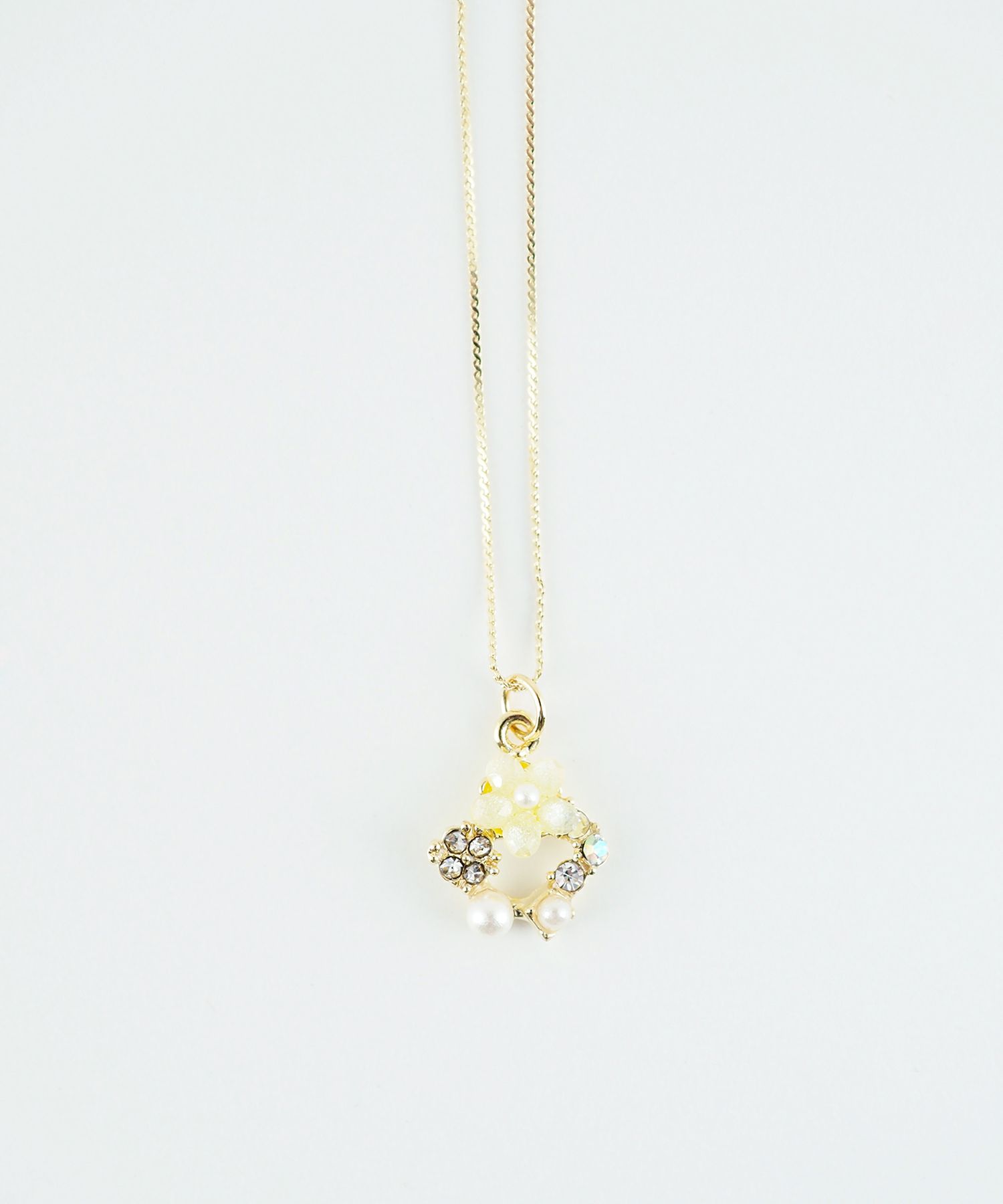 サークルフラワーペンダント