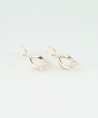 【web限定】ルミフイユフレームノンホールイヤリング【Lumirise】