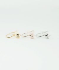 【web限定】ミニスタービジューノンホールイヤリング
