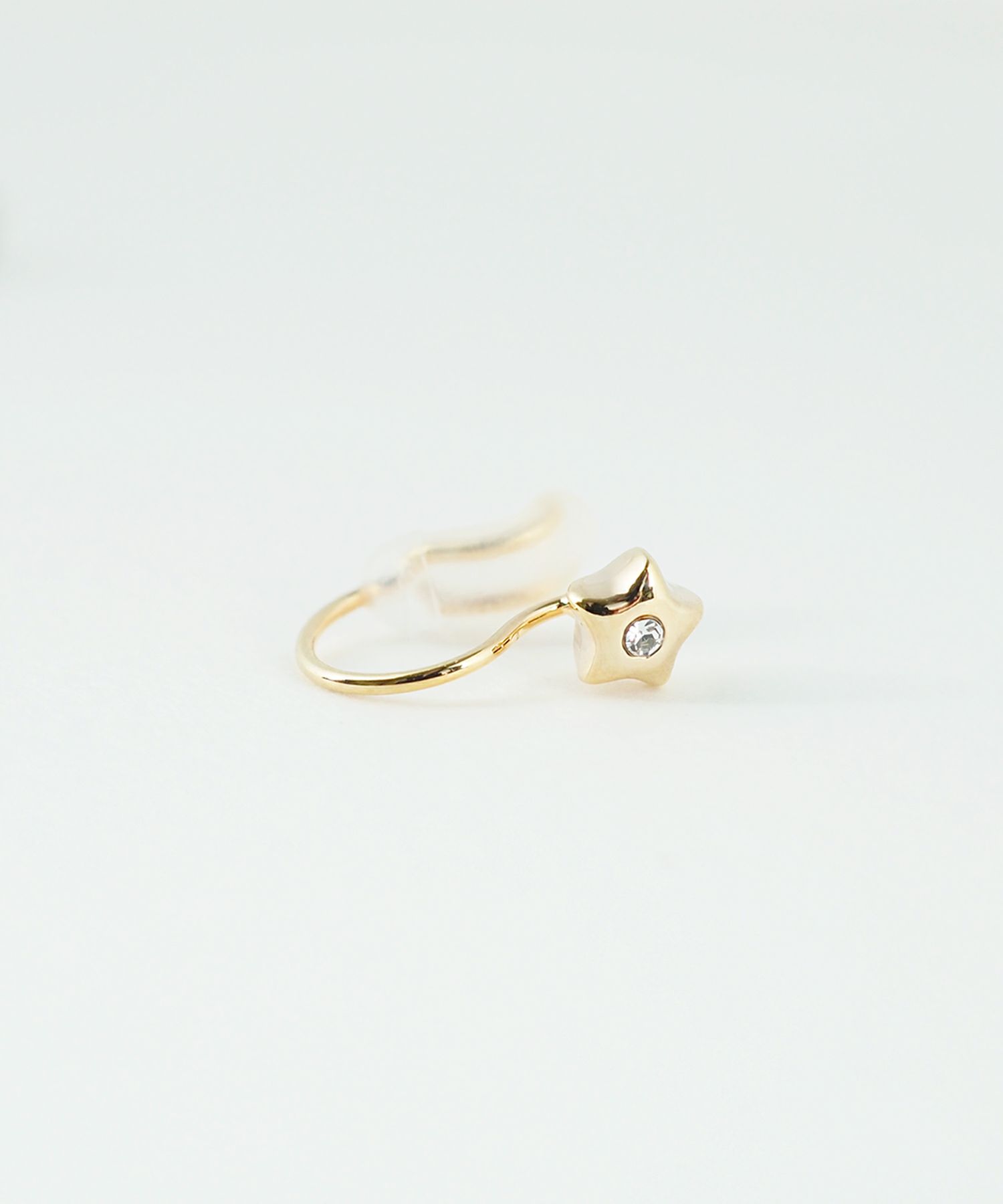 【web限定】ルミタイニースターノンホールイヤリング【Lumirise】