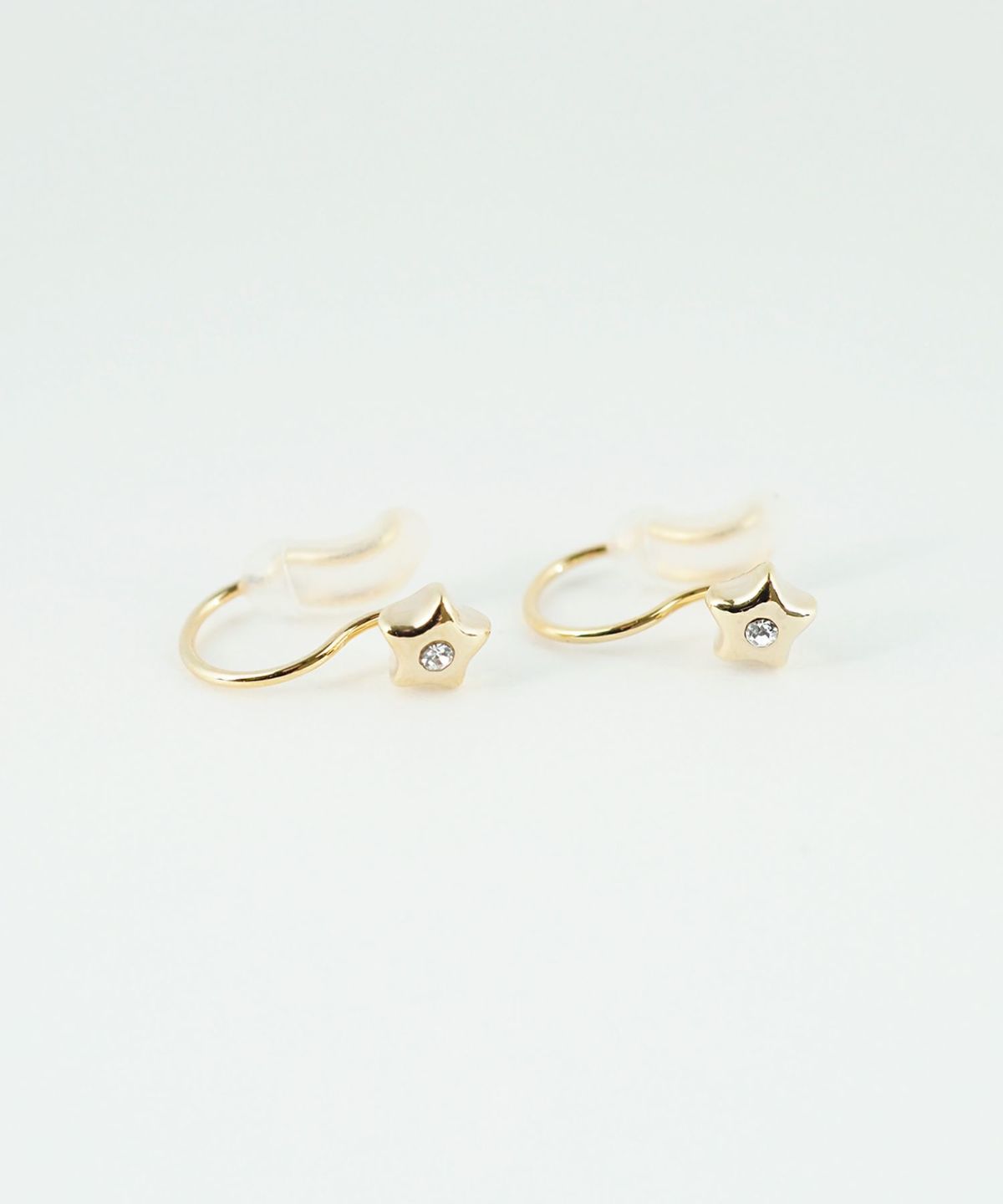 【web限定】タイニースターノンホールイヤリング