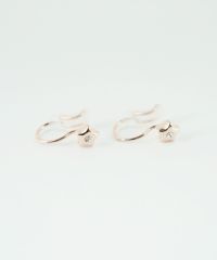 【web限定】ミニスタービジューノンホールイヤリング