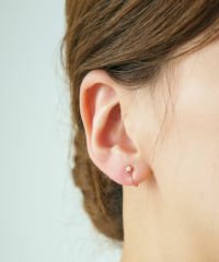 【web限定】ミニスタービジューノンホールイヤリング