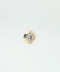 【web限定】ドームキュービックピュアチタンポストピアス