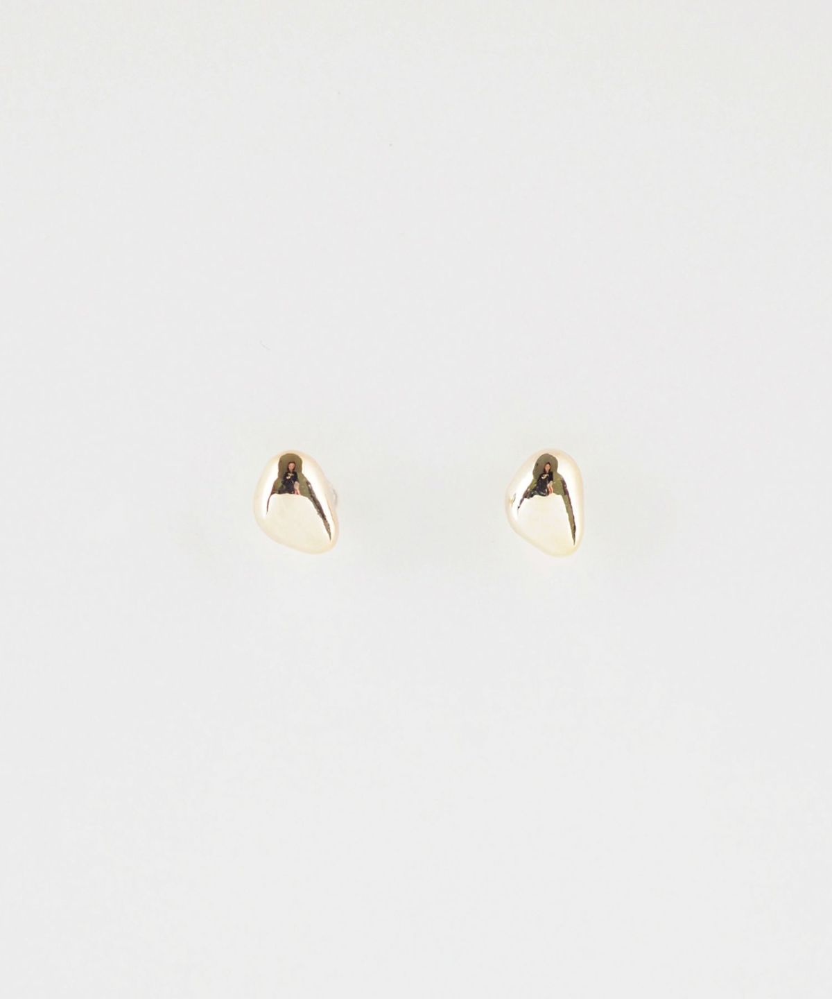 【web限定】ストーンフォルムピュアチタンポストピアス