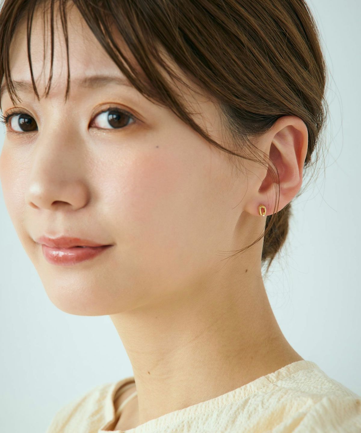 【web限定】ホースシューピュアチタンポストピアス