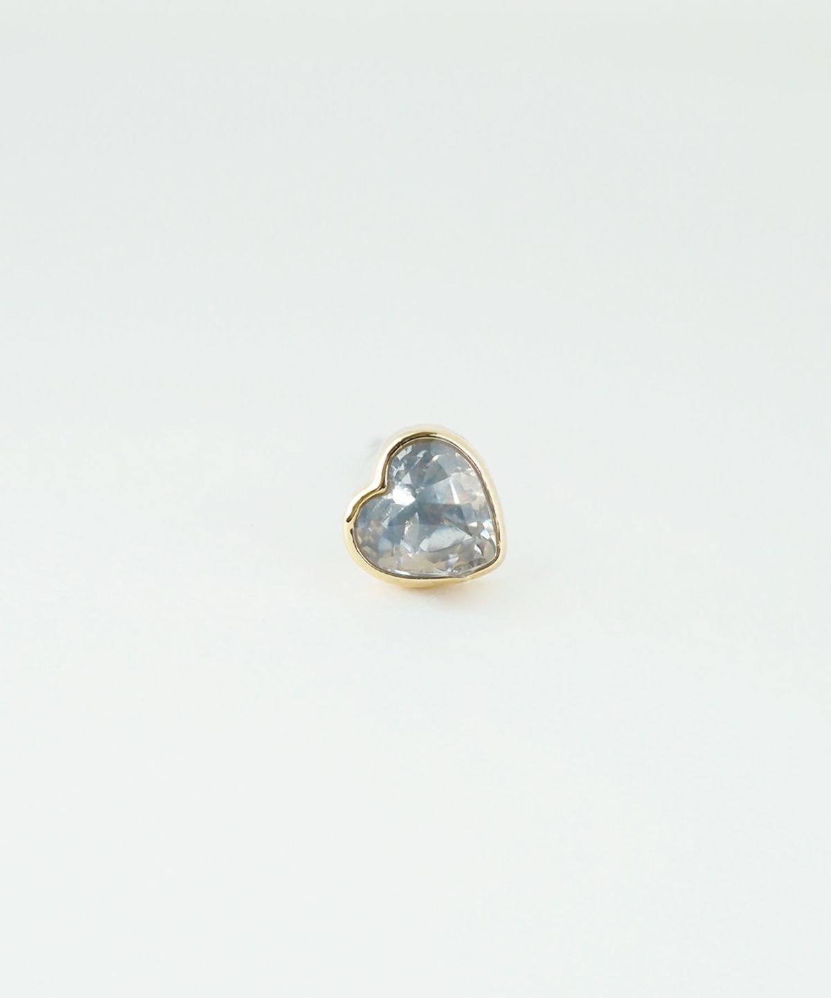 【web限定】ハートキュービックピュアチタンポストピアス