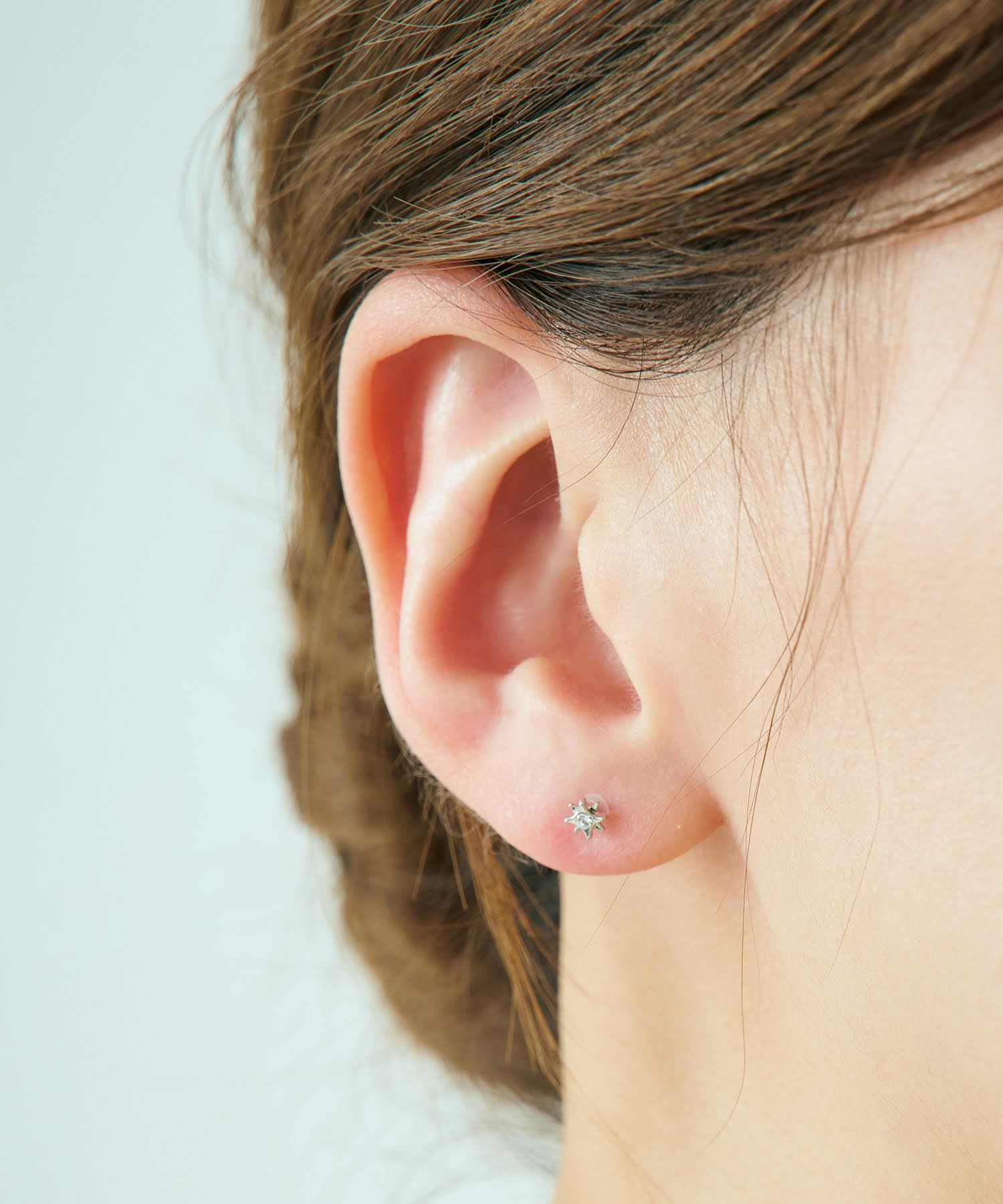 【web限定】ミニシャインピュアチタンポストピアス