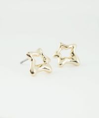 【web限定】オープンスターピュアチタンポストピアス