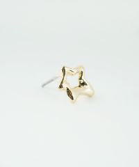 【web限定】オープンスターピュアチタンポストピアス