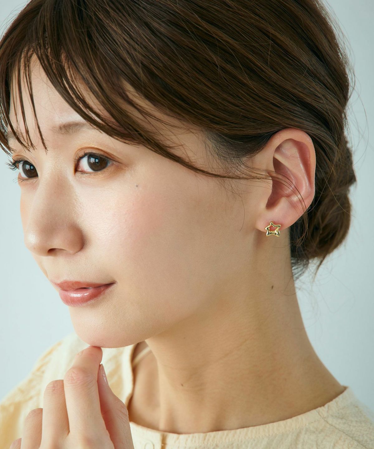 【web限定】オープンスターピュアチタンポストピアス