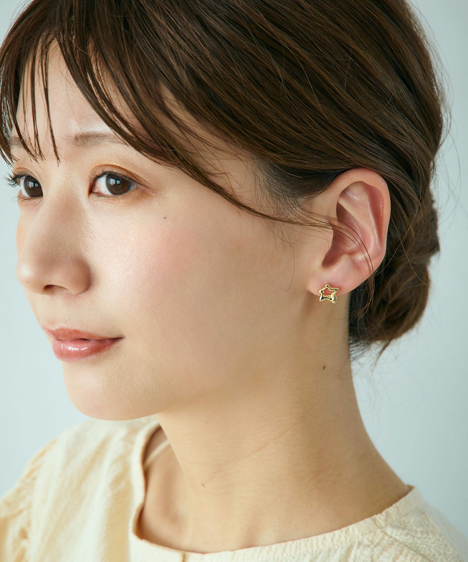【web限定】オープンスターピュアチタンポストピアス