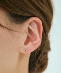【web限定】ミニスターピュアチタンポストピアス