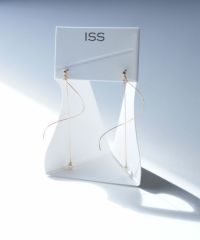 スパイラルパールピュアチタンポストピアス【ISS】