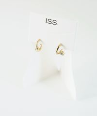 なみストーンピュアチタンポストピアス 【ISS】