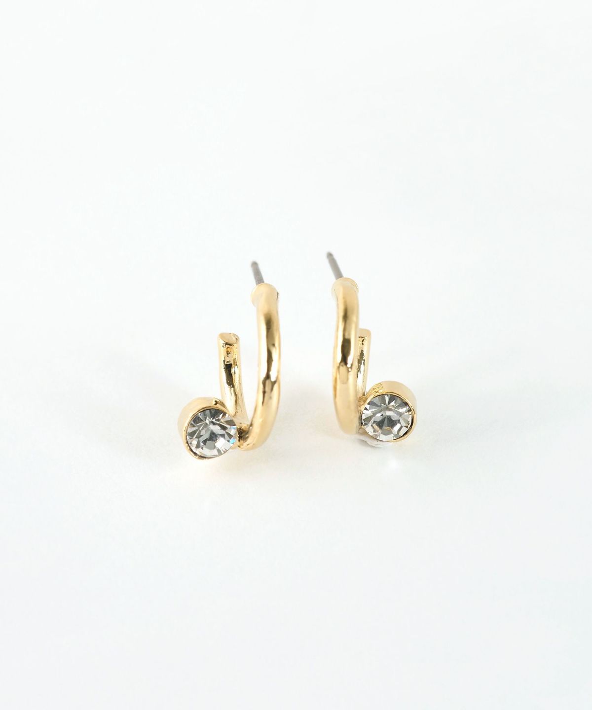 なみストーンピュアチタンポストピアス 【ISS】