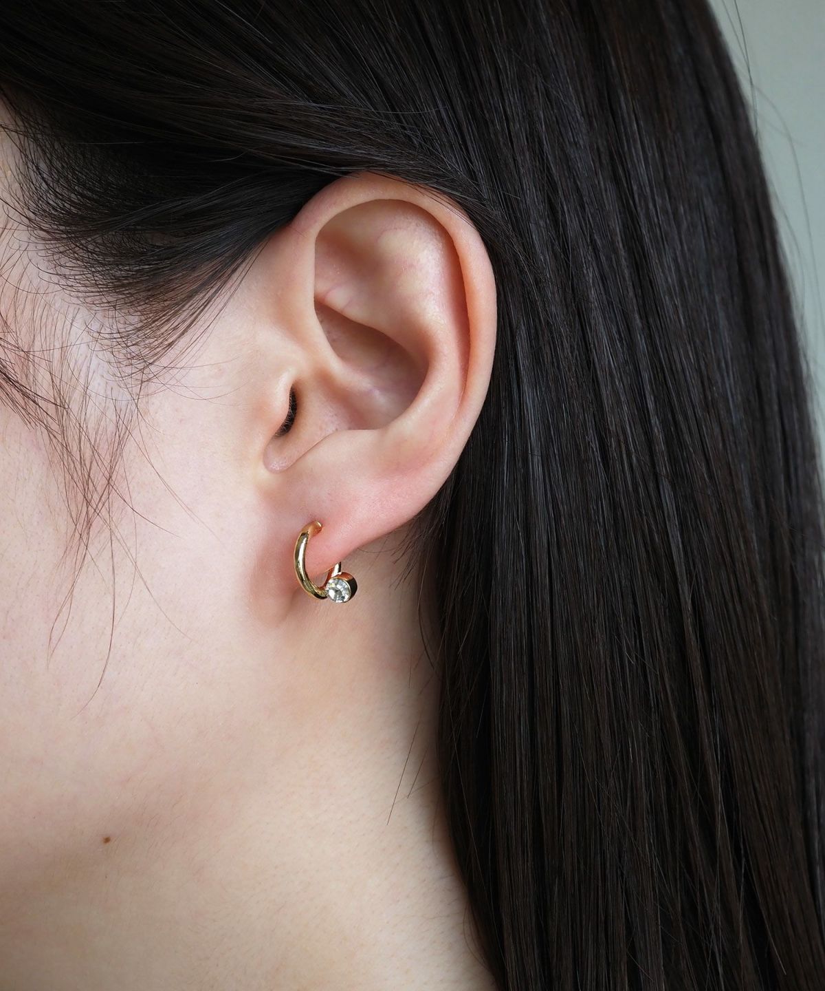 なみストーンピュアチタンポストピアス 【ISS】