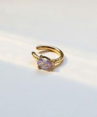 ドロップキュービックサージカルステンレスイヤーカフ