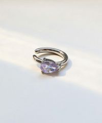 ドロップキュービックサージカルステンレスイヤーカフ