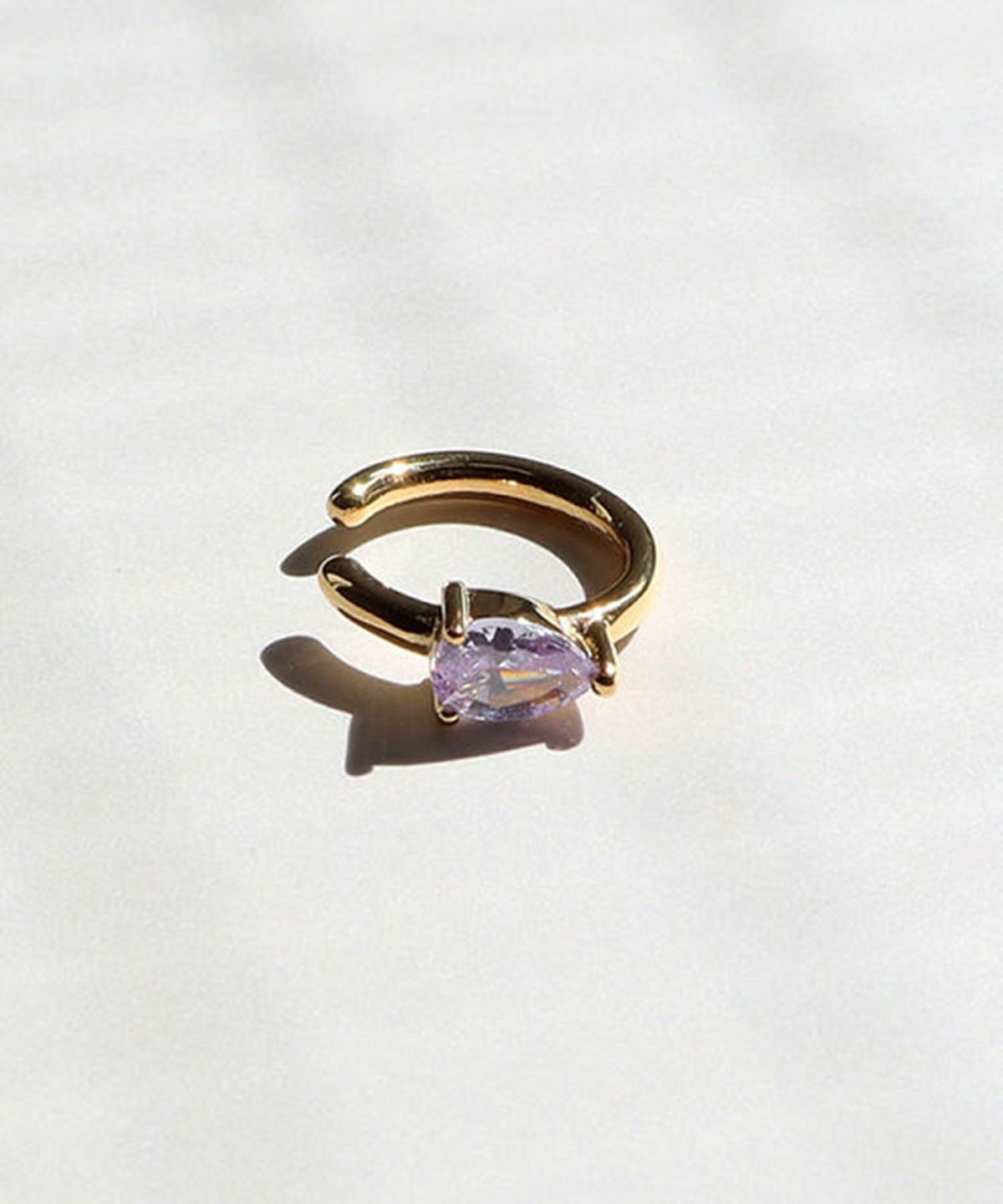 ドロップキュービックサージカルステンレスイヤーカフ