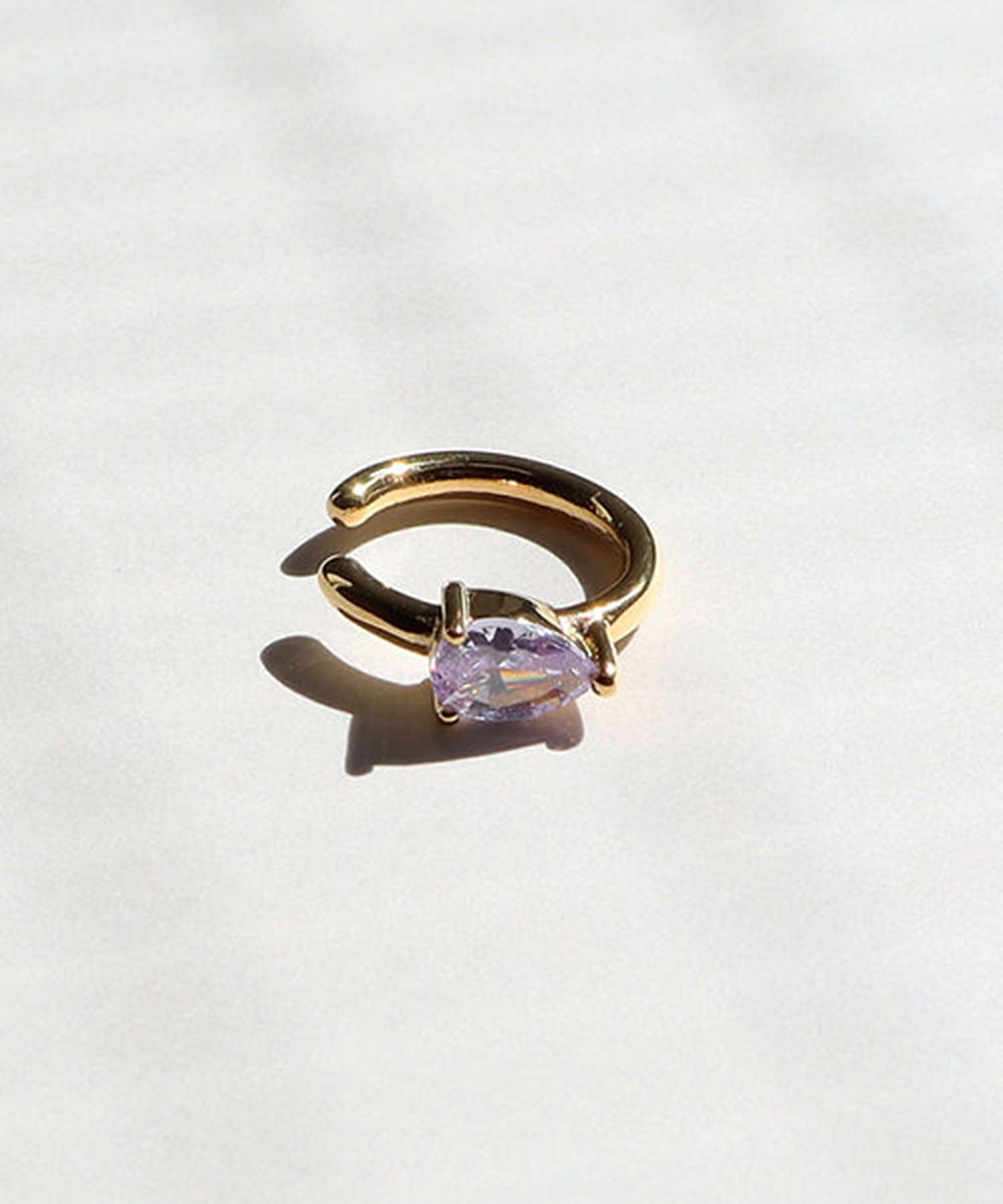 ドロップキュービックサージカルステンレスイヤーカフ