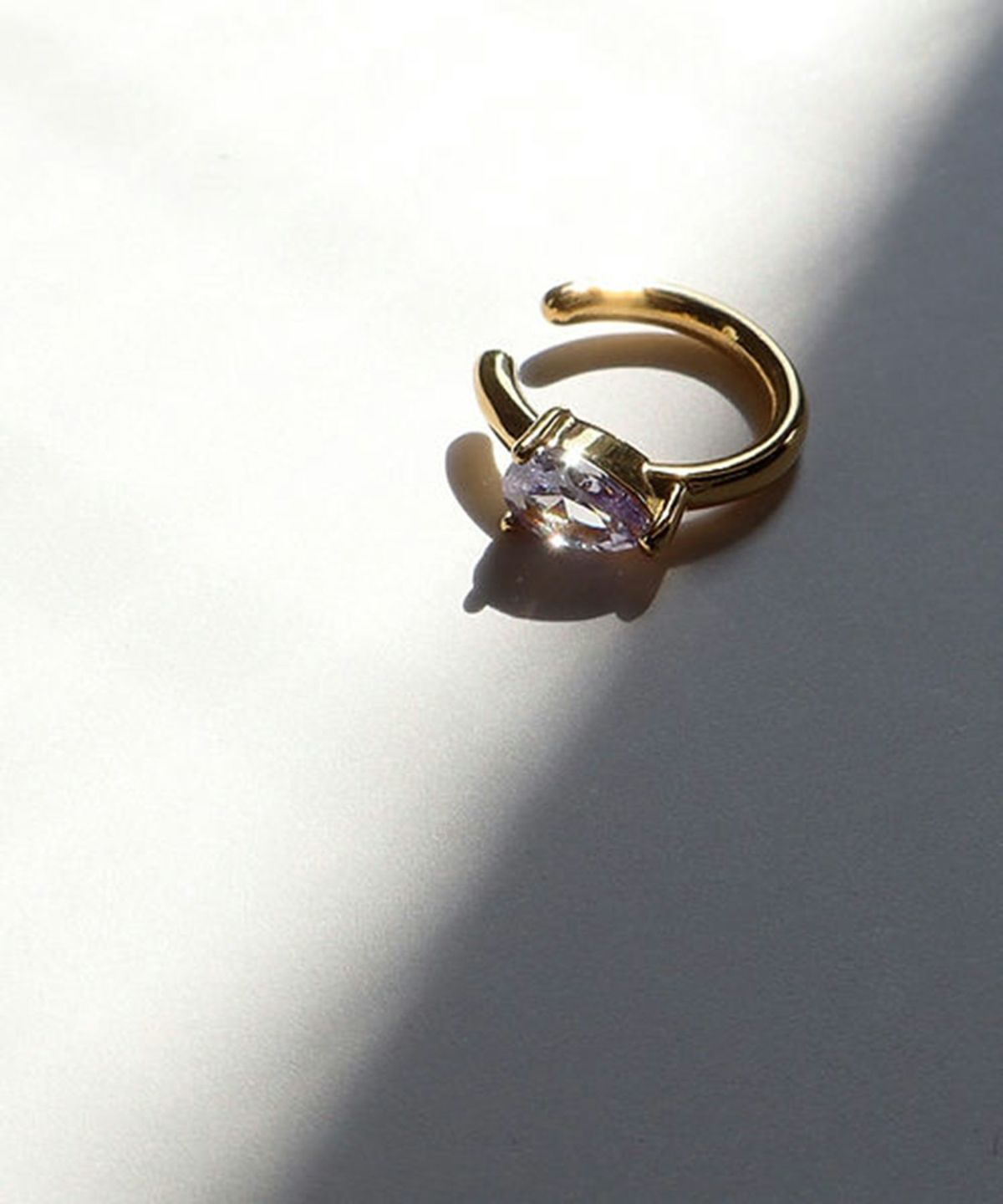 ドロップキュービックサージカルステンレスイヤーカフ