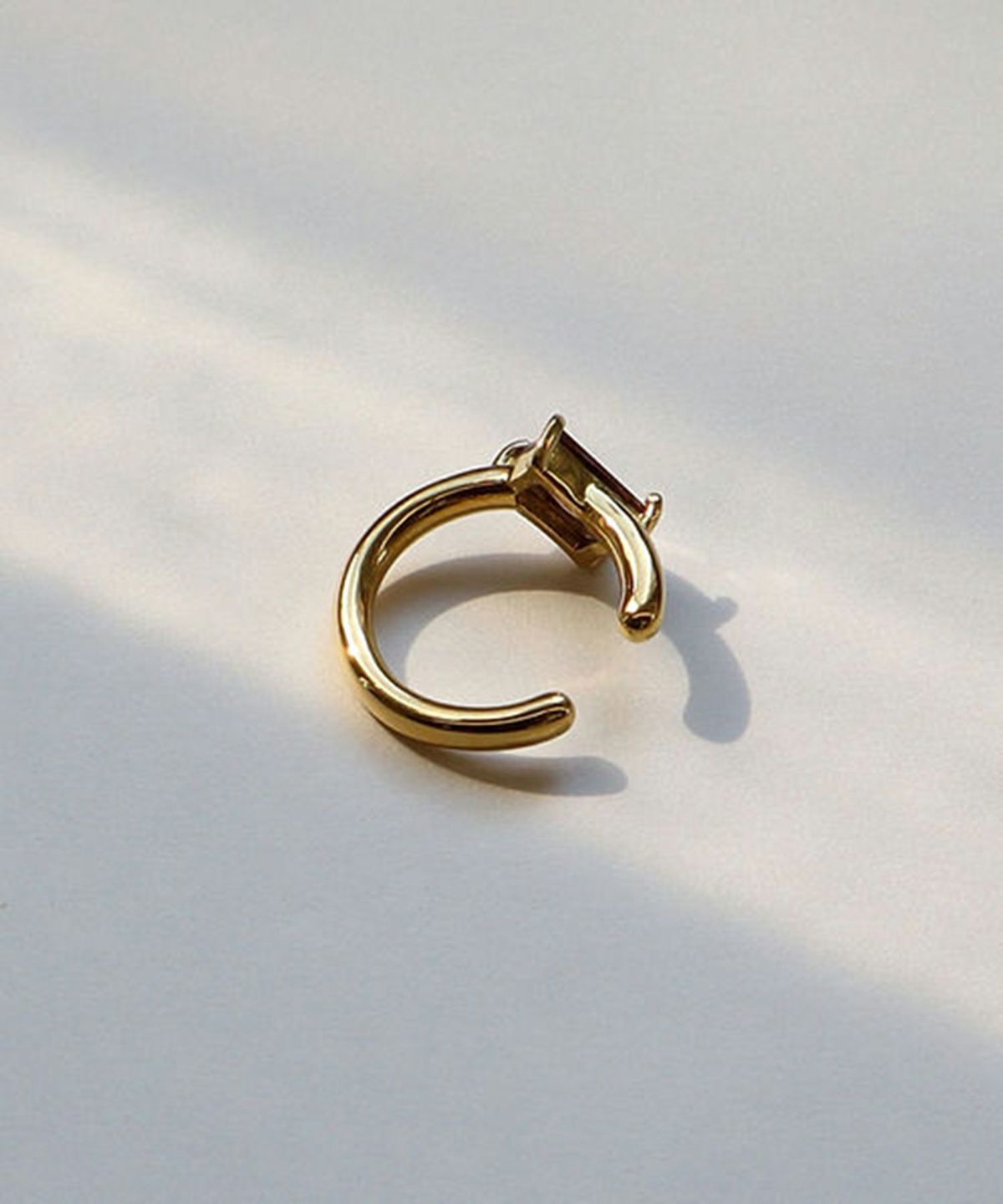 スクエアキュービックサージカルステンレスイヤーカフ