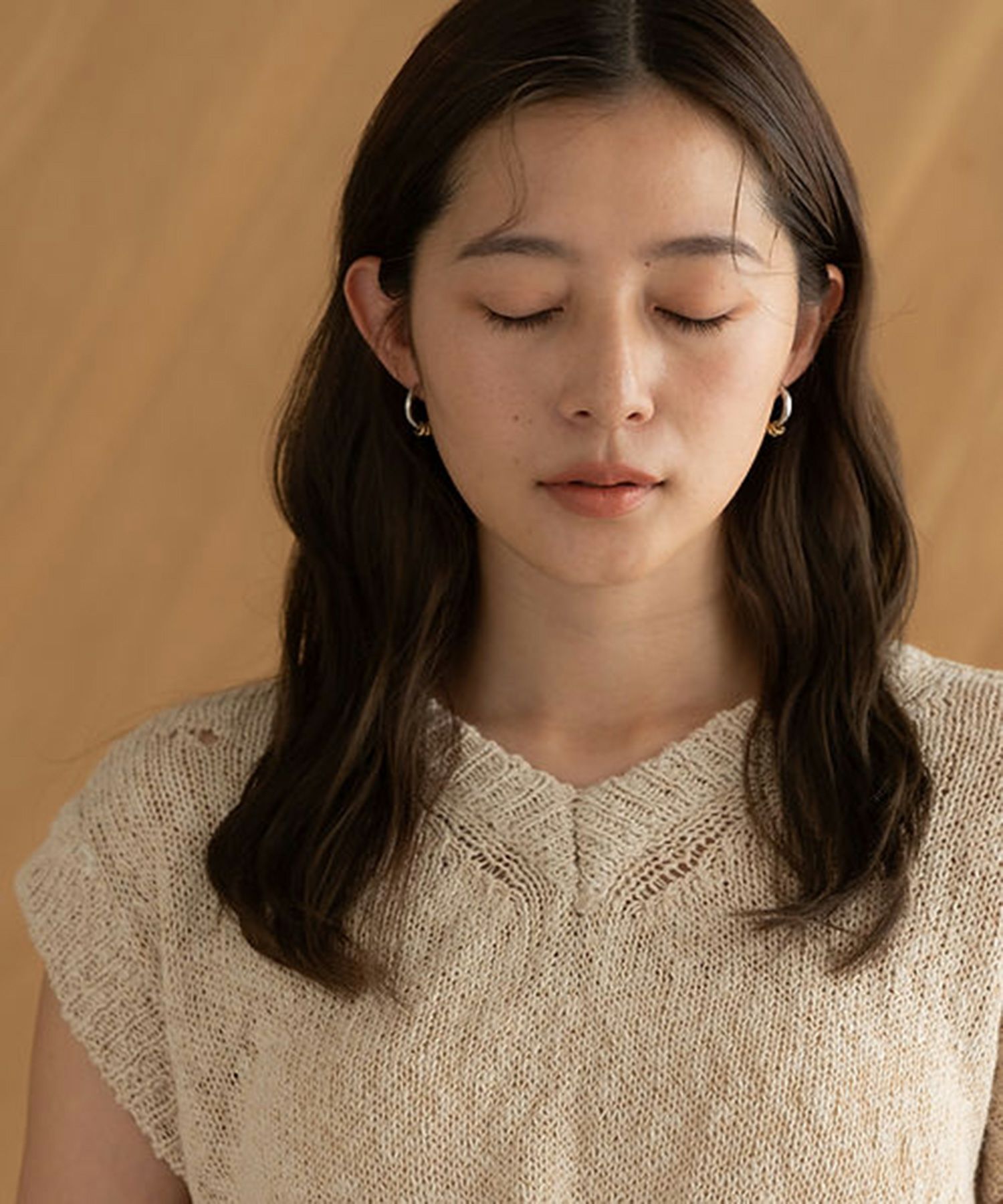 バイカラーフープサージカルステンレスピアス