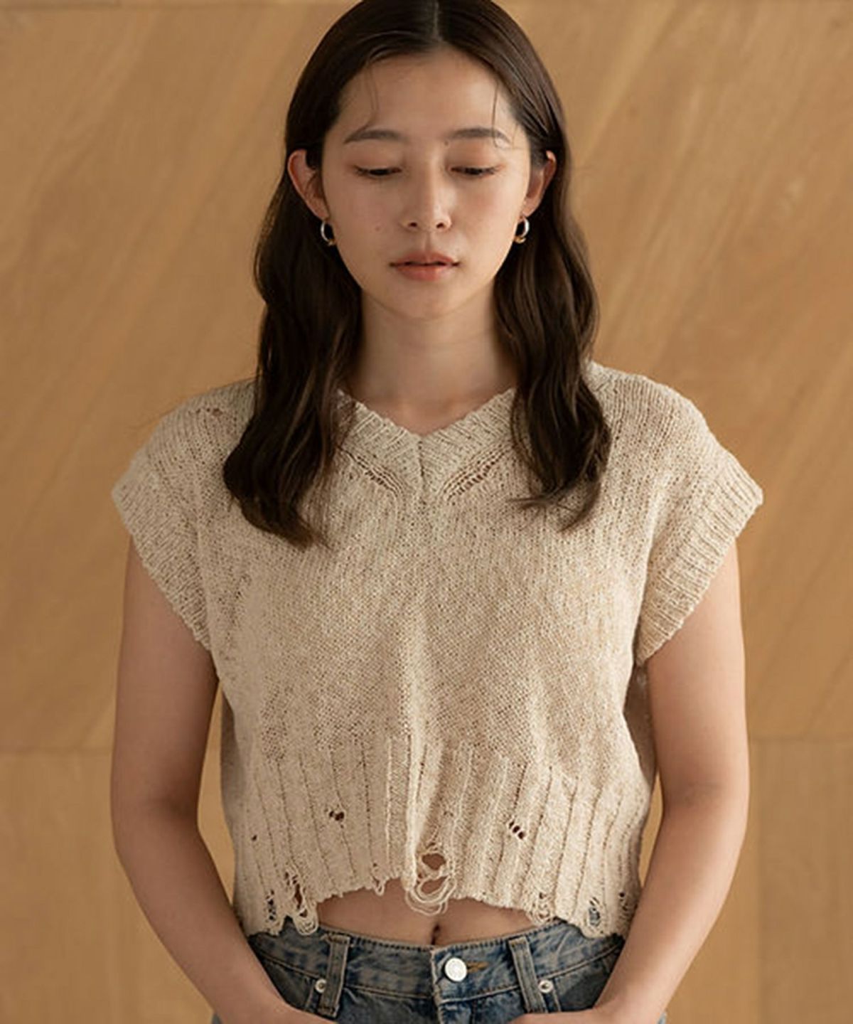 バイカラーフープサージカルステンレスピアス