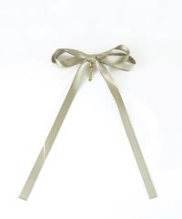 サテンオーガンジーリボンポニーフック