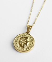 サージカルプロフィールサークルコインネックレス