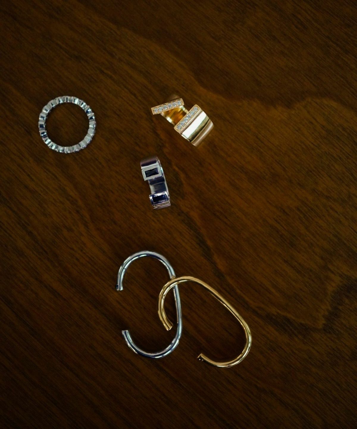 2トーンダブルリング