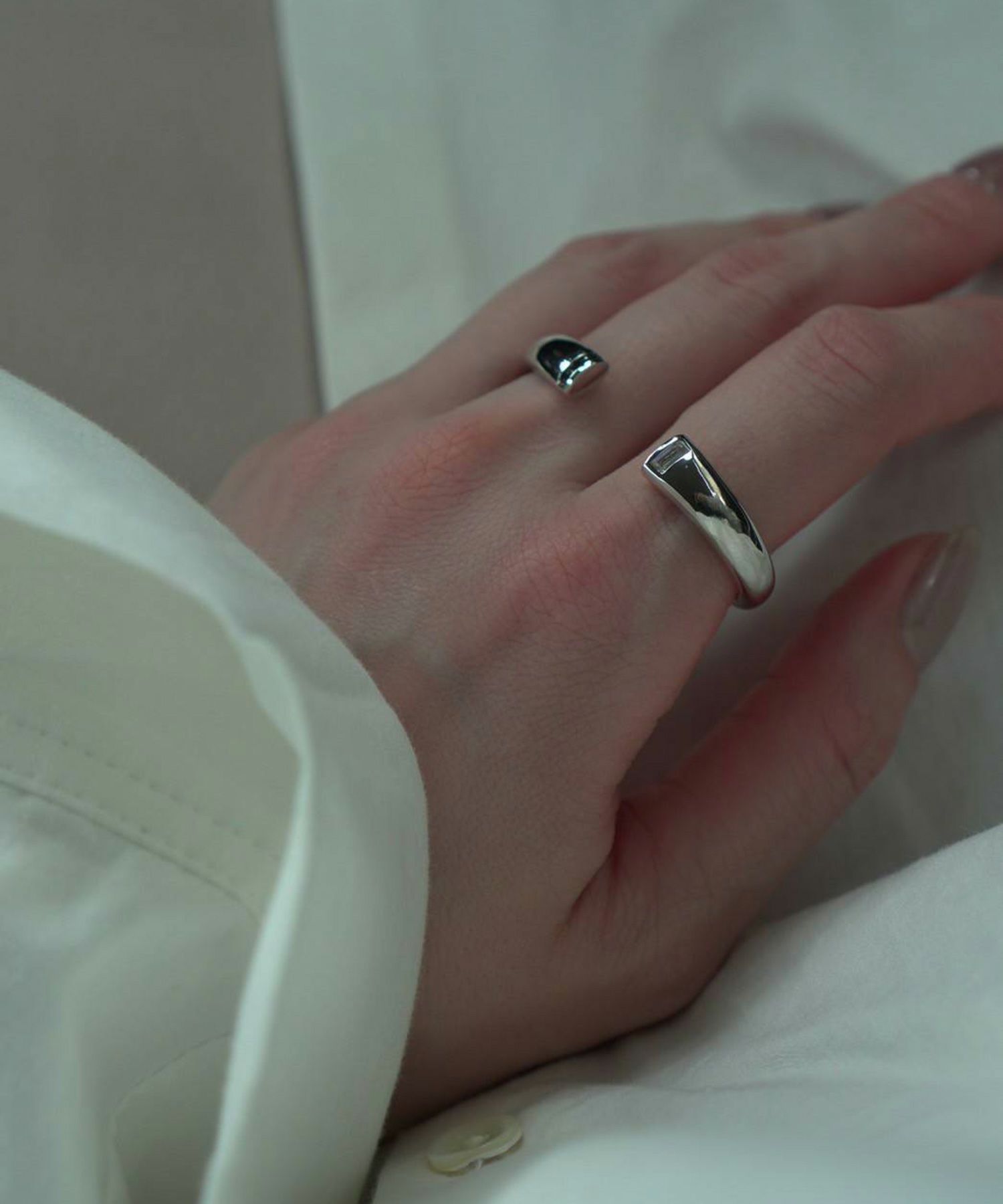 2トーンダブルリング