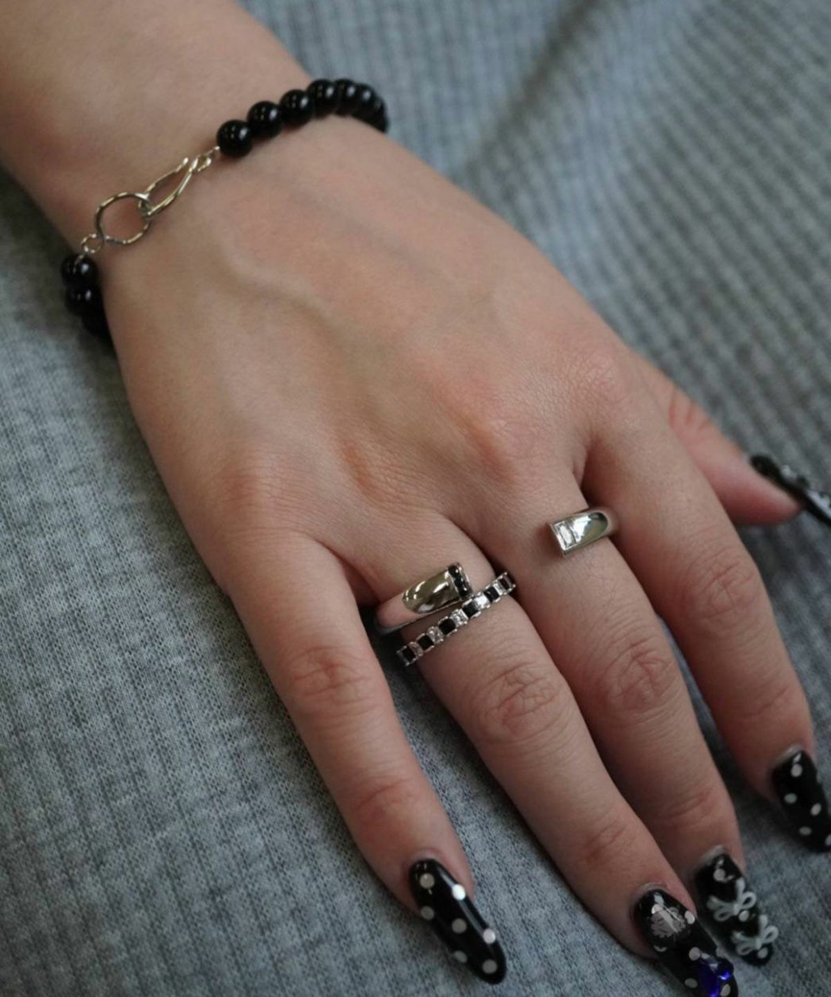 2トーンダブルリング