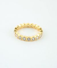 サークルストーンエタニティリング