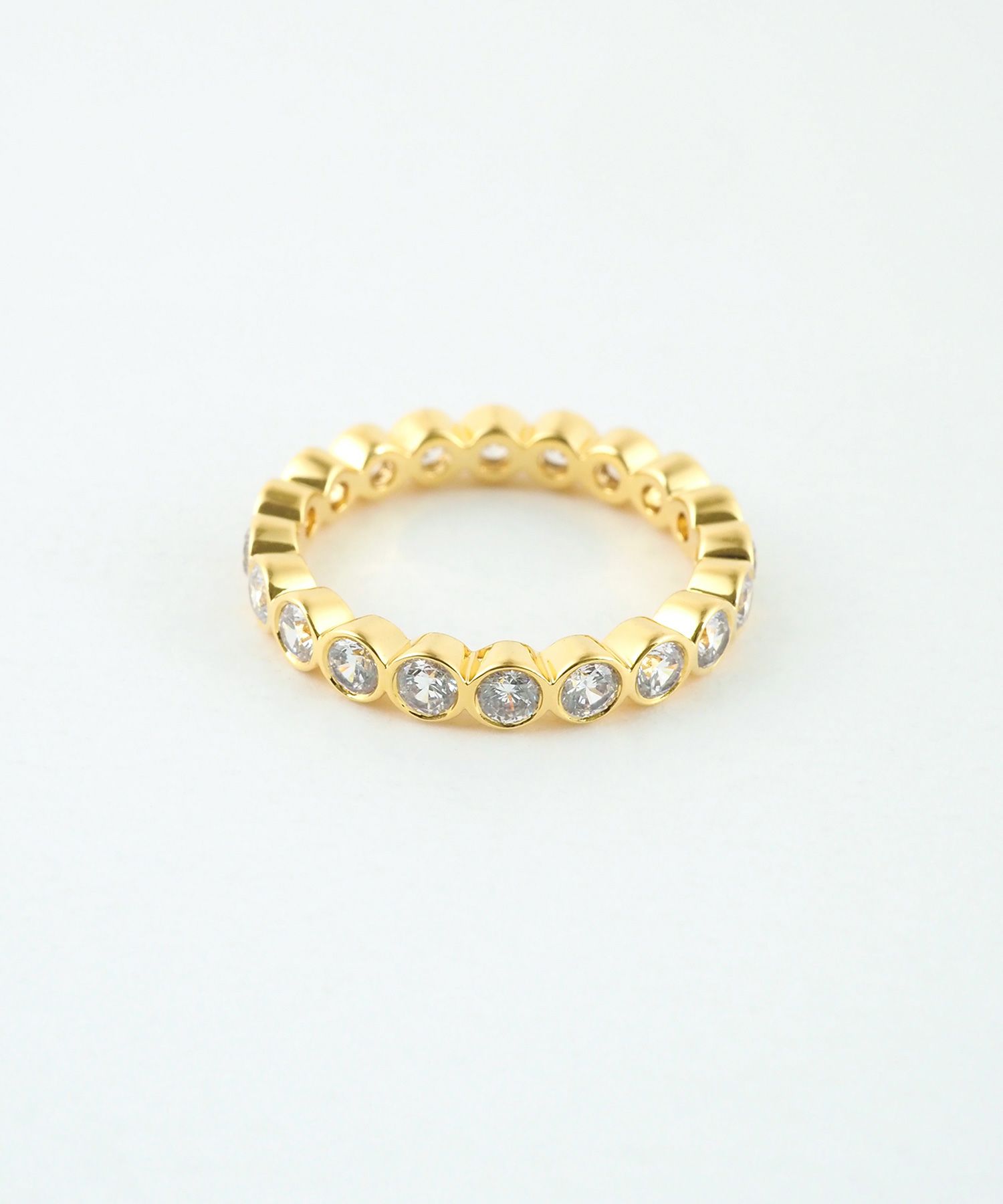 サークルストーンエタニティリング