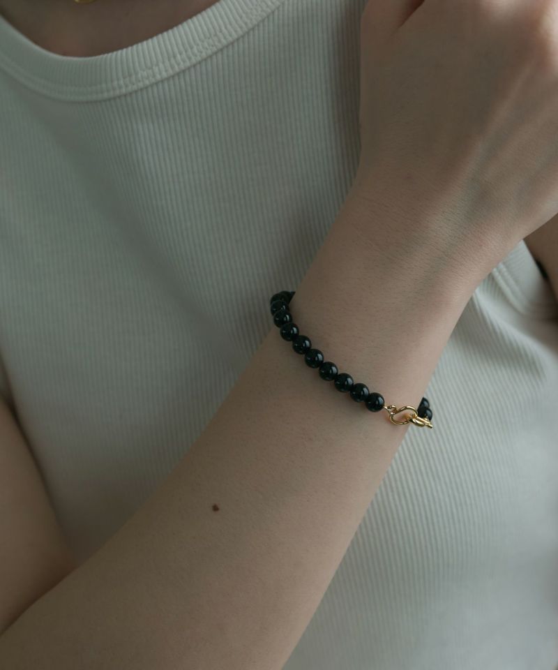 オニキス　ネックレス　イヤリング　ブレスレット　セット　ゴールド 即納】冠婚葬祭 ネックレス 8mm ネックレスセット 42cm 45cm