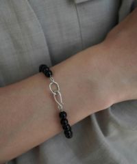 オニキスブレスレット 28vingt-huit 616-o Black Onyx Promise Bracelet Silver925