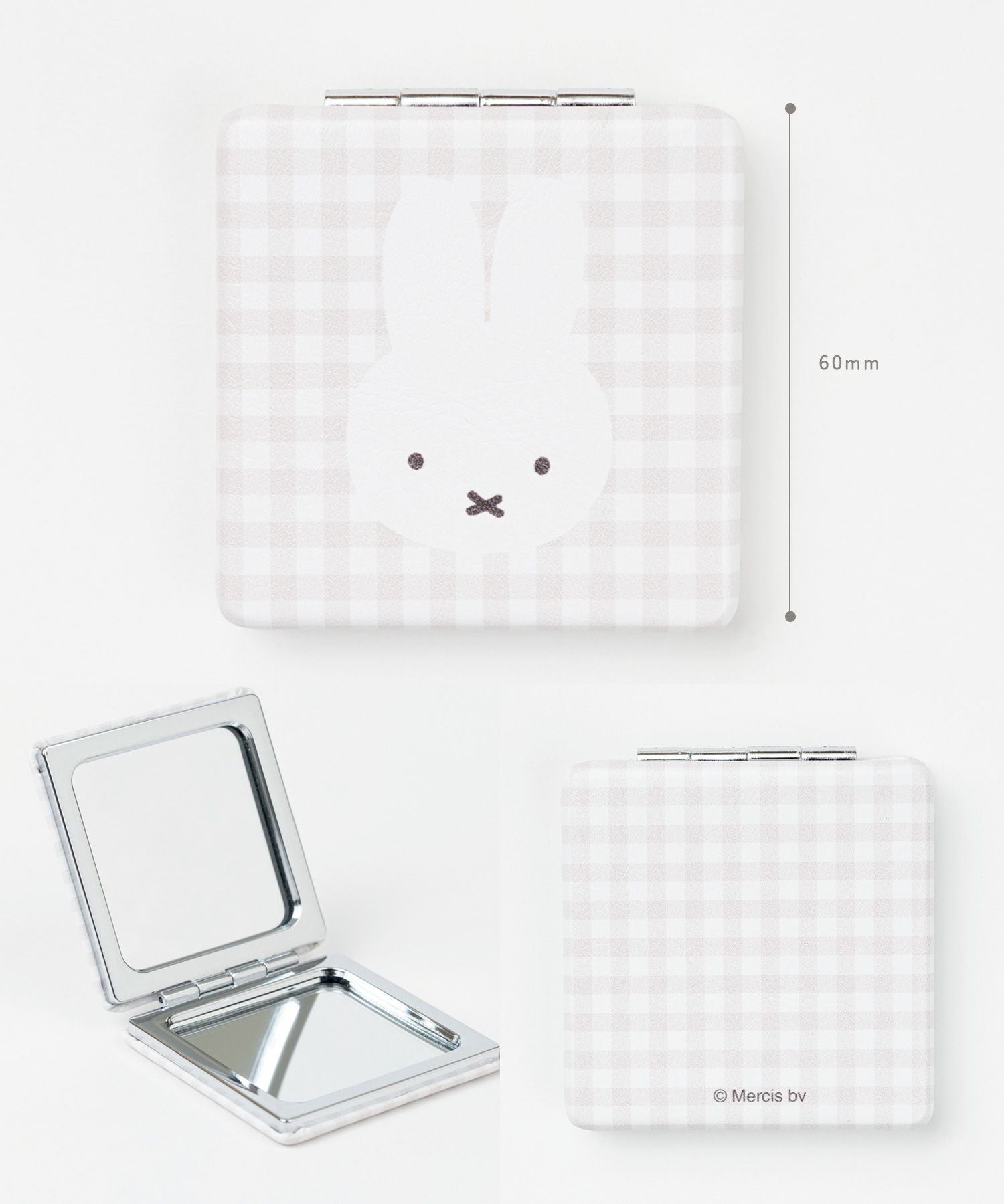 ミッフィー BRUNA PLAID コンパクトミラー