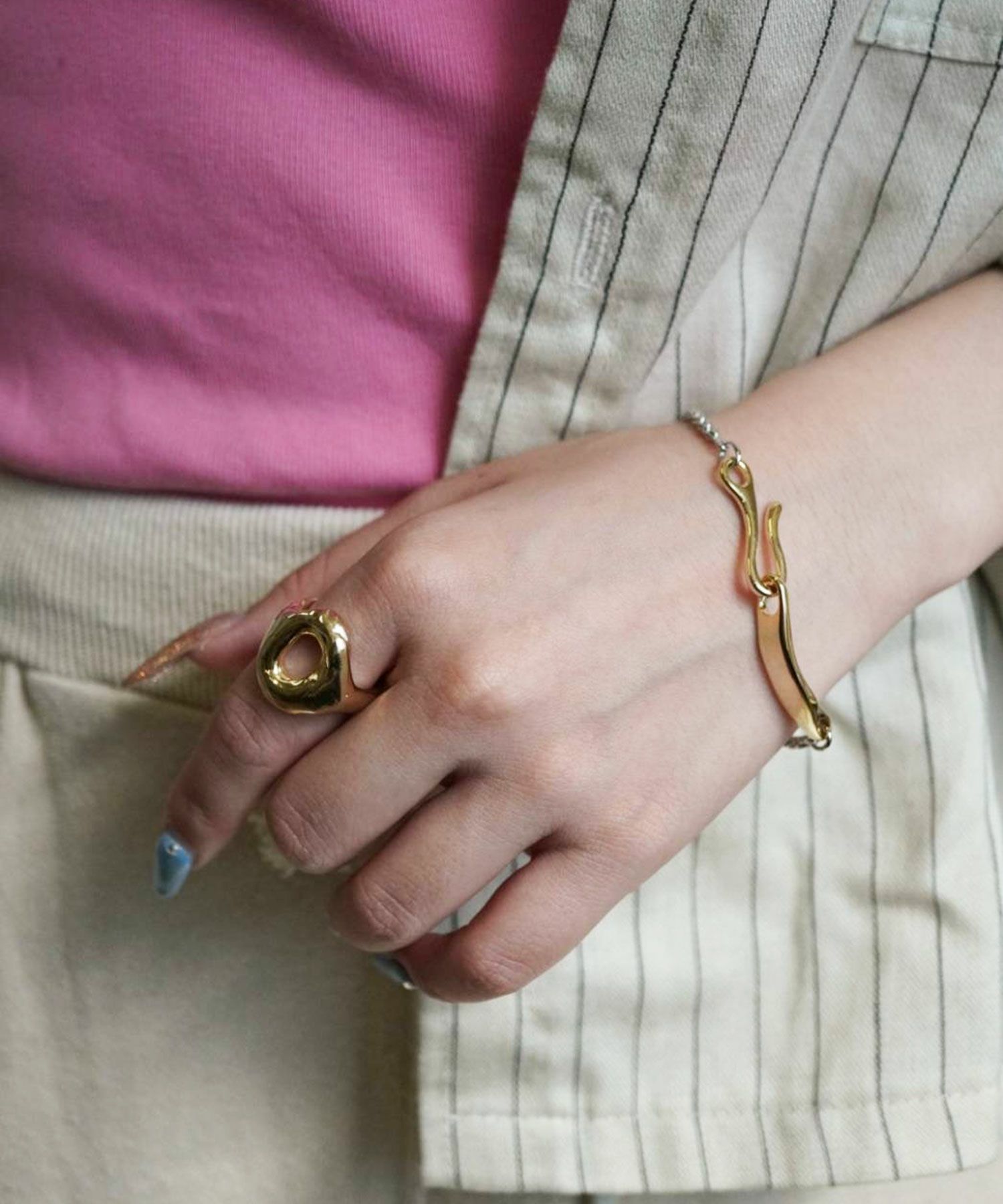 フックチェーンブレスレット【MUK lucenzio】