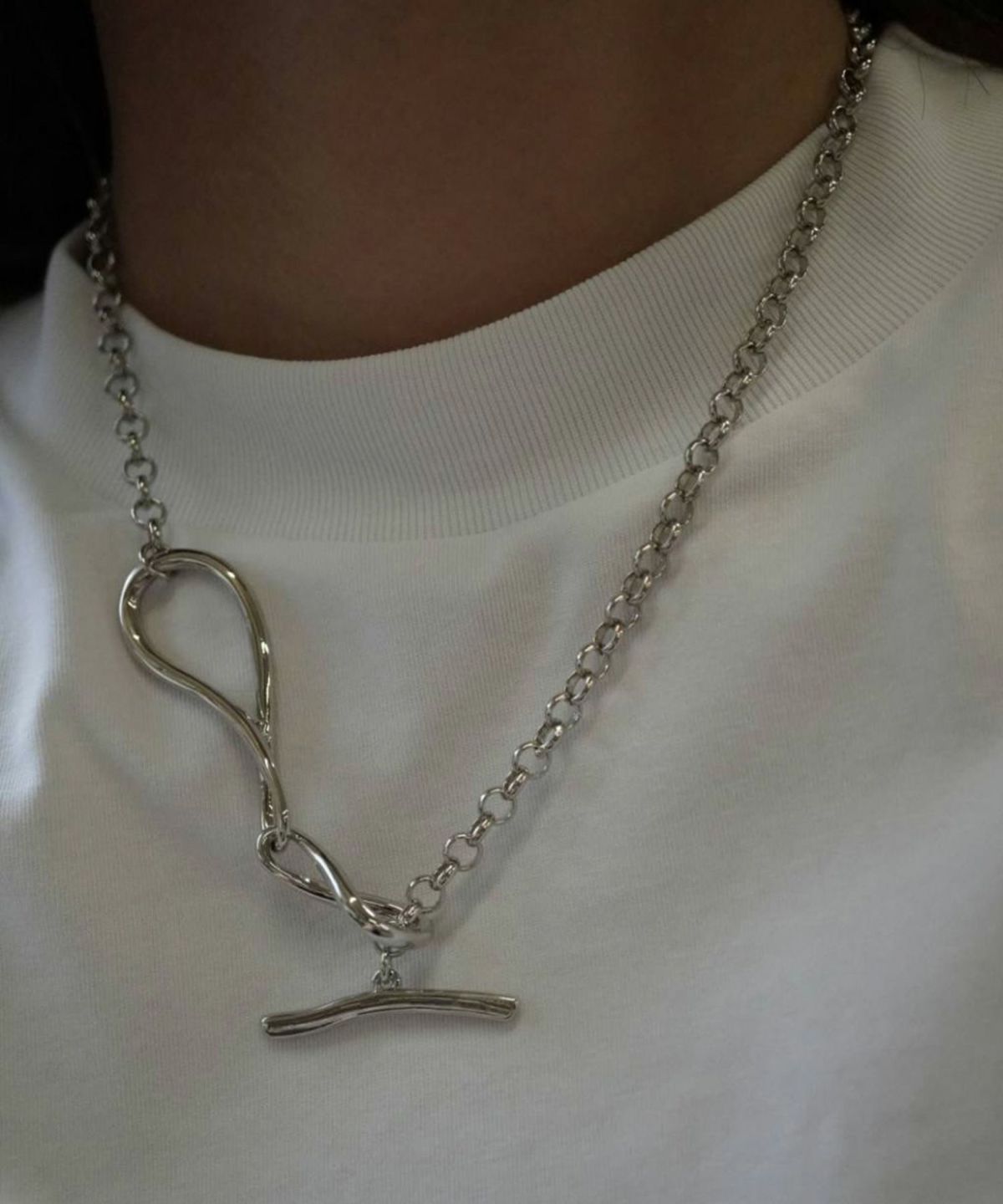 ドロップメタル×チェーンネックレス【MUK lucenzio】