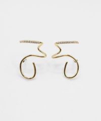 リニアキュービックチタンポストピアス